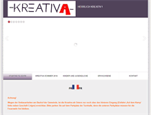 Tablet Screenshot of kreativa-amel.be